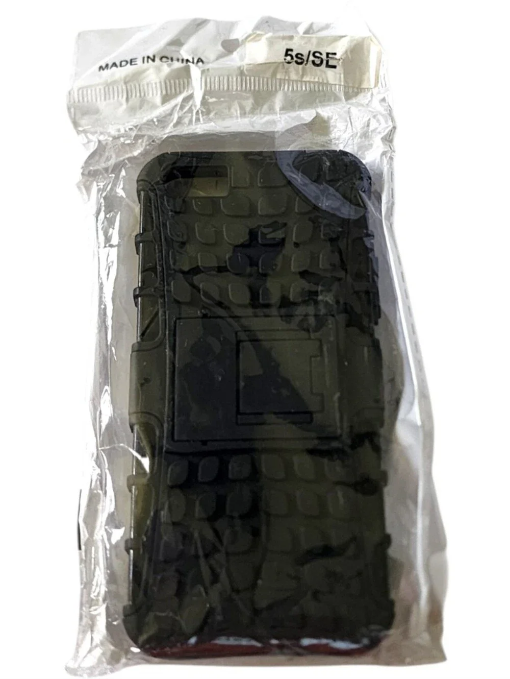Black Shockproof Defender Case For iPhone 5, 5S, 5SE